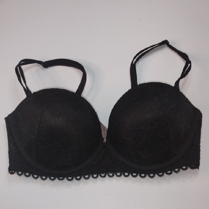 Victoria's Secret Very Sexy Multiway Black Lace Bra Size 34c Classic Minimalist